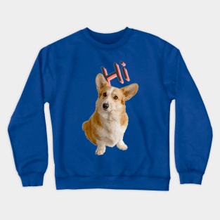 Hi Dogy Colour T-shart Design Crewneck Sweatshirt